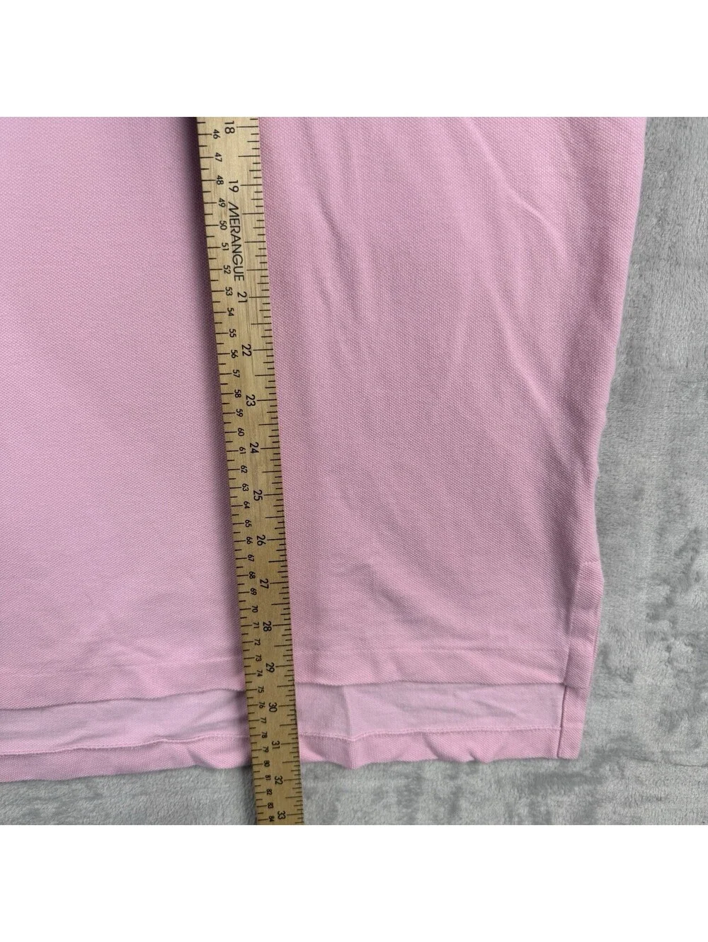 Polo Ralph Lauren Pink Short Sleeve Polo Shirt Blue Pony Men’s XXL Cotton Pique